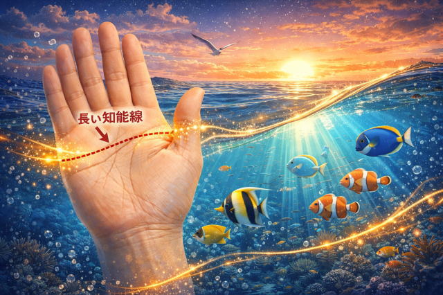 知能線が長い人の特徴とは？考えすぎタイプの傾向