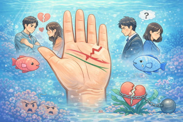 感情線でわかる恋愛傾向｜手相で見るあなたの恋愛タイプとは？