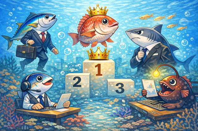 仕事ができる魚タイプランキングTOP10｜仕事できる人の特徴を魚で例えると？