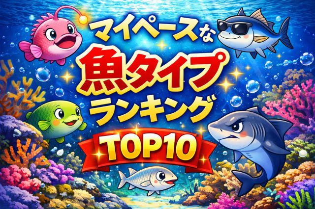 マイペースな魚タイプランキングTOP10｜マイペースな人の特徴を魚で例えると？