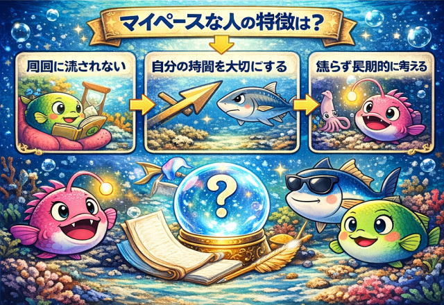 マイペースな魚タイプランキングTOP10｜マイペースな人の特徴を魚で例えると？