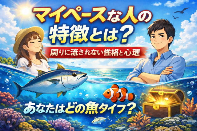 マイペースな人の特徴とは？周りに流されない人の性格と心理