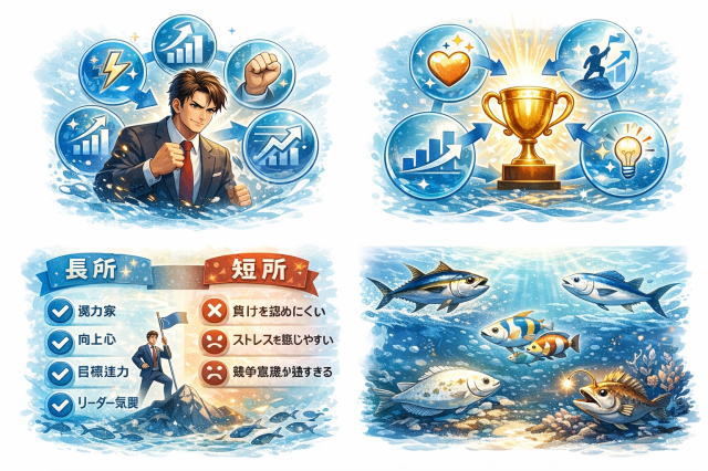 負けず嫌いな人の性格とは？競争心が強い人の心理・特徴・長所と短所を解説