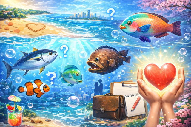 飽きっぽい魚タイプランキングTOP10｜飽きっぽい人の性格と意外な強みとは？