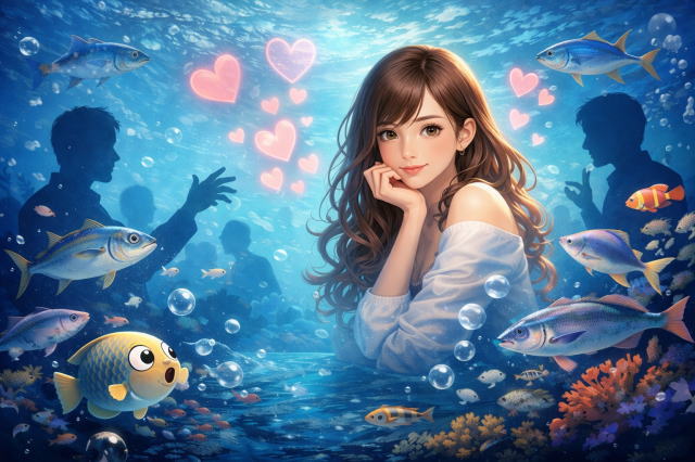 追われる恋に強い魚タイプランキングTOP10｜追われる女性・追われる人の特徴とは