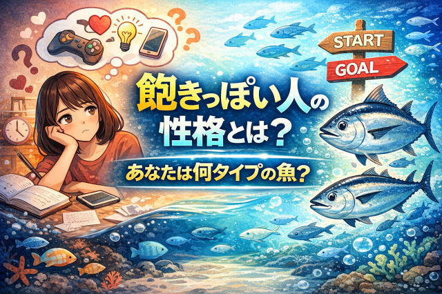 飽きっぽい人の性格とは？長続きしない人の心理と特徴をわかりやすく解説