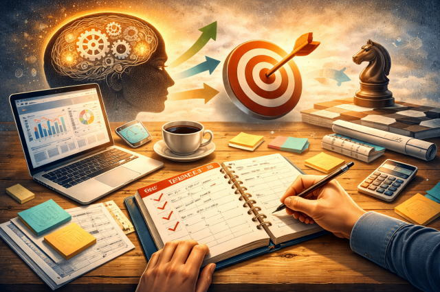 計画的な人の特徴とは？段取りが上手い人の思考パターン