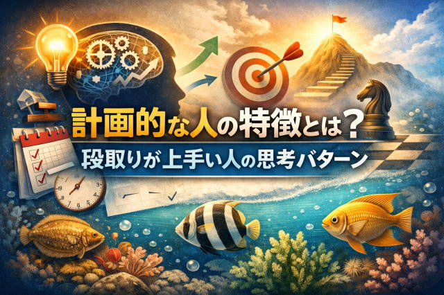 計画的な人の特徴とは？段取りが上手い人の思考パターン