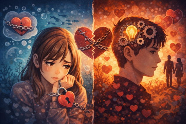 恋愛で依存しやすい人の特徴とは?魚タイプランキングTOP10